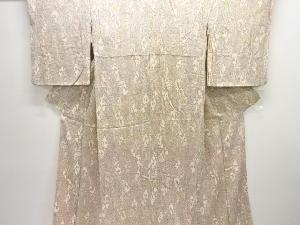 アンティーク　錦紗幾何学に抽象模様着物